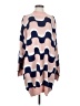 Monki Chevron-herringbone Blue Poncho Size S - photo 1