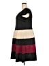 Karin Stevens Color Block Black Casual Dress Size 2X - photo 5