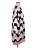 Monki Chevron-herringbone Blue Poncho Size S - photo 4