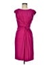Chaps Solid Pink Cocktail Dress Size M - photo 1