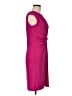 Chaps Solid Pink Cocktail Dress Size M - photo 4