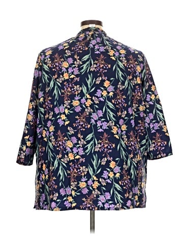 Salon Studio by Haband 3/4 Sleeve Blouse (view 2)