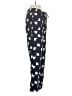 Annie Griffin 100% Silk Print Blue Silk Pants Size M - photo 4