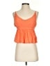 O'Neill 100% Viscose Orange Sleeveless Blouse Size S - photo 1