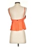 O'Neill 100% Viscose Orange Sleeveless Blouse Size S - photo 2