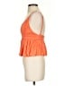 O'Neill 100% Viscose Orange Sleeveless Blouse Size S - photo 5