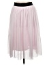 Tempted 100% Polyester Solid Pink Formal Skirt Size M - photo 2