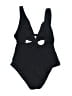 Adore Me Solid Black One Piece Swimsuit Size M - photo 2