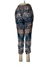 Elevenses Print Blue Casual Pants Size 6 - photo 2