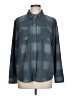 32 Degrees Plaid Teal Long Sleeve Blouse Size L - photo 1