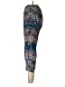 Elevenses Print Blue Casual Pants Size 6 - photo 5