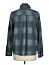 32 Degrees Plaid Teal Long Sleeve Blouse Size L - photo 2