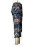 Elevenses Print Blue Casual Pants Size 6 - photo 4