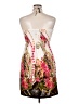 Just Love Print White Cocktail Dress Size XL - photo 2