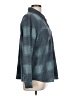 32 Degrees Plaid Teal Long Sleeve Blouse Size L - photo 4