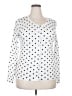 George Polka Dots White Pullover Sweater Size XXL - photo 1