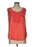 Solitaire Orange Sleeveless Blouse Size L - photo 1