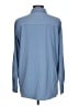 Eddie Bauer Solid Blue Long Sleeve Blouse Size L - photo 2