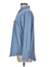 Eddie Bauer Solid Blue Long Sleeve Blouse Size L - photo 5