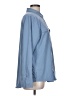 Eddie Bauer Solid Blue Long Sleeve Blouse Size L - photo 4