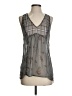 Converse One Star 100% Polyester Gray Sleeveless Blouse Size S - photo 1