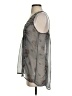 Converse One Star 100% Polyester Gray Sleeveless Blouse Size S - photo 5