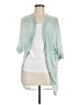 Studio Y 100% Polyester Green Cardigan Size M - photo 1