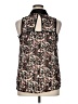 XOXO Black Sleeveless Button-Down Shirt Size XL - photo 2