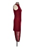 Bebe Burgundy Cocktail Dress Size S - photo 4