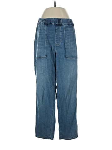 Madewell Pull-On Relaxed Jeans in Boyer Wash (view 1)