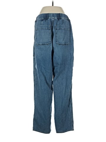 Madewell Pull-On Relaxed Jeans in Boyer Wash (view 2)