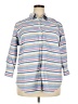 Chaps 100% Cotton Blue Long Sleeve Button-Down Shirt Size 2X - photo 1