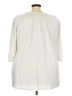 Ellos Solid Ivory 3/4 Sleeve Blouse Size 22 - photo 2