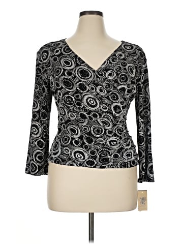 MSK 3/4 Sleeve Top (view 1)