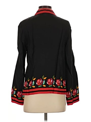 Kate Spade New York Long Sleeve Silk Top (view 2)