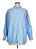 Old Navy 100% Cotton Blue Long Sleeve Button-Down Shirt Size L - photo 1