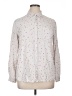 BeachLunchLounge Polka Dots Ivory Long Sleeve Button-Down Shirt Size XL - photo 1