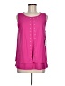 Rafaella 100% Polyester Pink Sleeveless Blouse Size M - photo 1