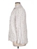 BeachLunchLounge Polka Dots Ivory Long Sleeve Button-Down Shirt Size XL - photo 5