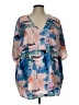 Jodifl 100% Polyester Blue Short Sleeve Blouse Size L - photo 1