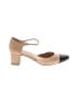 Anne Klein Color Block Tan Heels Size 11 - photo 1