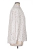 BeachLunchLounge Polka Dots Ivory Long Sleeve Button-Down Shirt Size XL - photo 4