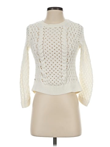 Knitted & Knotted Pullover Sweater (view 1)