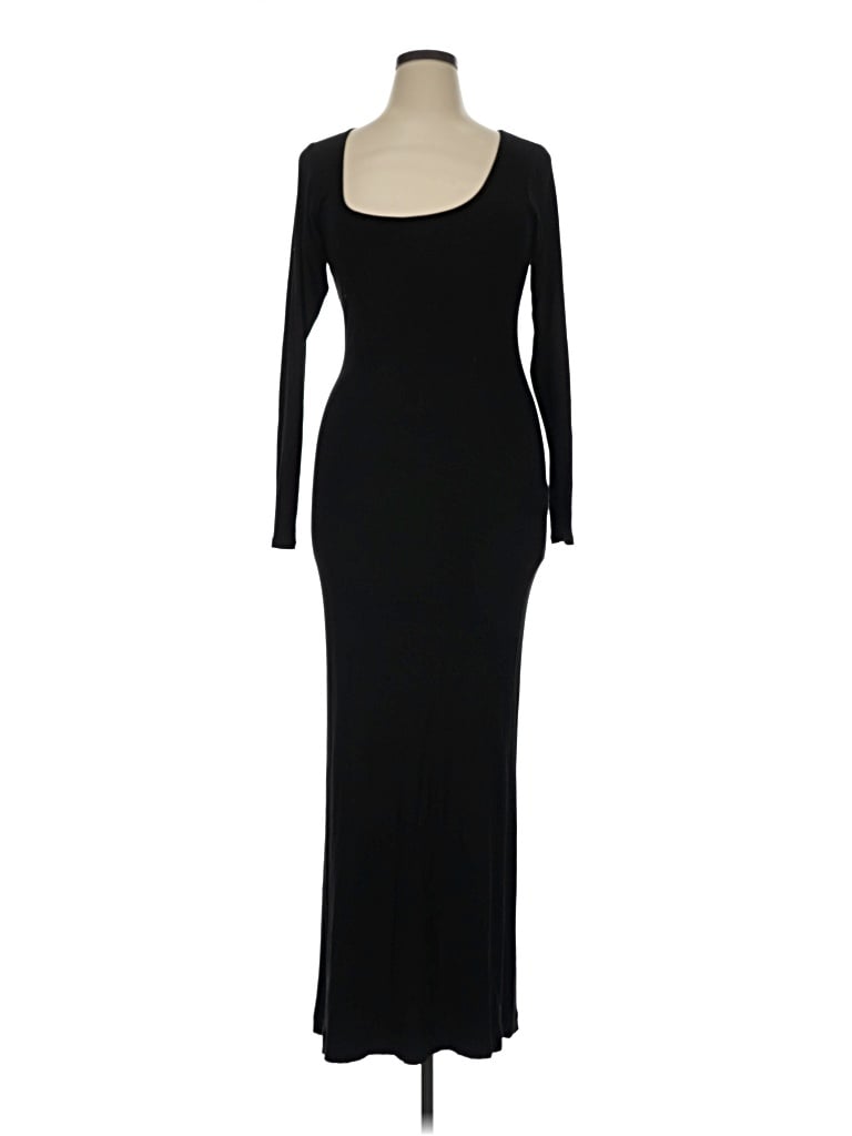 Pre-owned Skims Casual Dress In Black