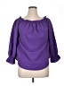 Unbranded Purple 3/4 Sleeve Blouse Size XL - photo 1