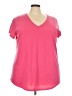 Torrid Pink Short Sleeve T-Shirt Size 4X Plus (4) - photo 1