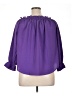 Unbranded Purple 3/4 Sleeve Blouse Size XL - photo 2