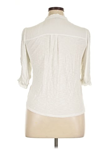 Democracy 3/4 Sleeve Button-Down Shirt (view 2)