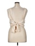 ASOS 100% Polyester Ivory Sleeveless Blouse Size 14 - photo 2