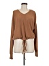 12th Tribe Brown Long Sleeve Top Size Med - Lg - photo 1